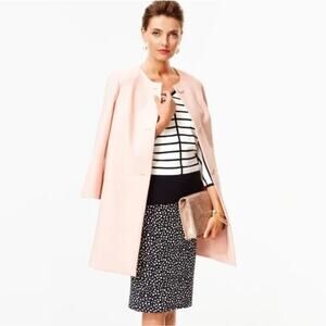 Talbots Canyon Blush Pink Double Faced Coat